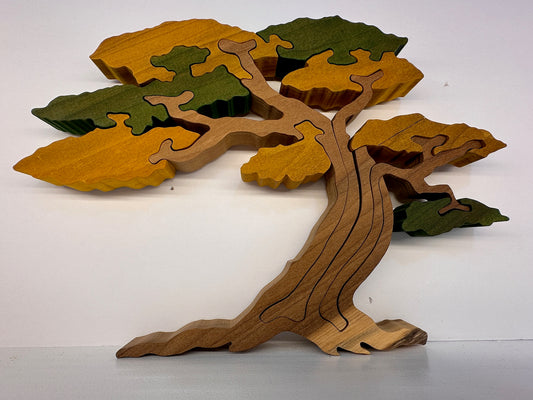 Bonzai Tree Poplar 11pc Wood Puzzle 10 1/2" x 7 1/2"