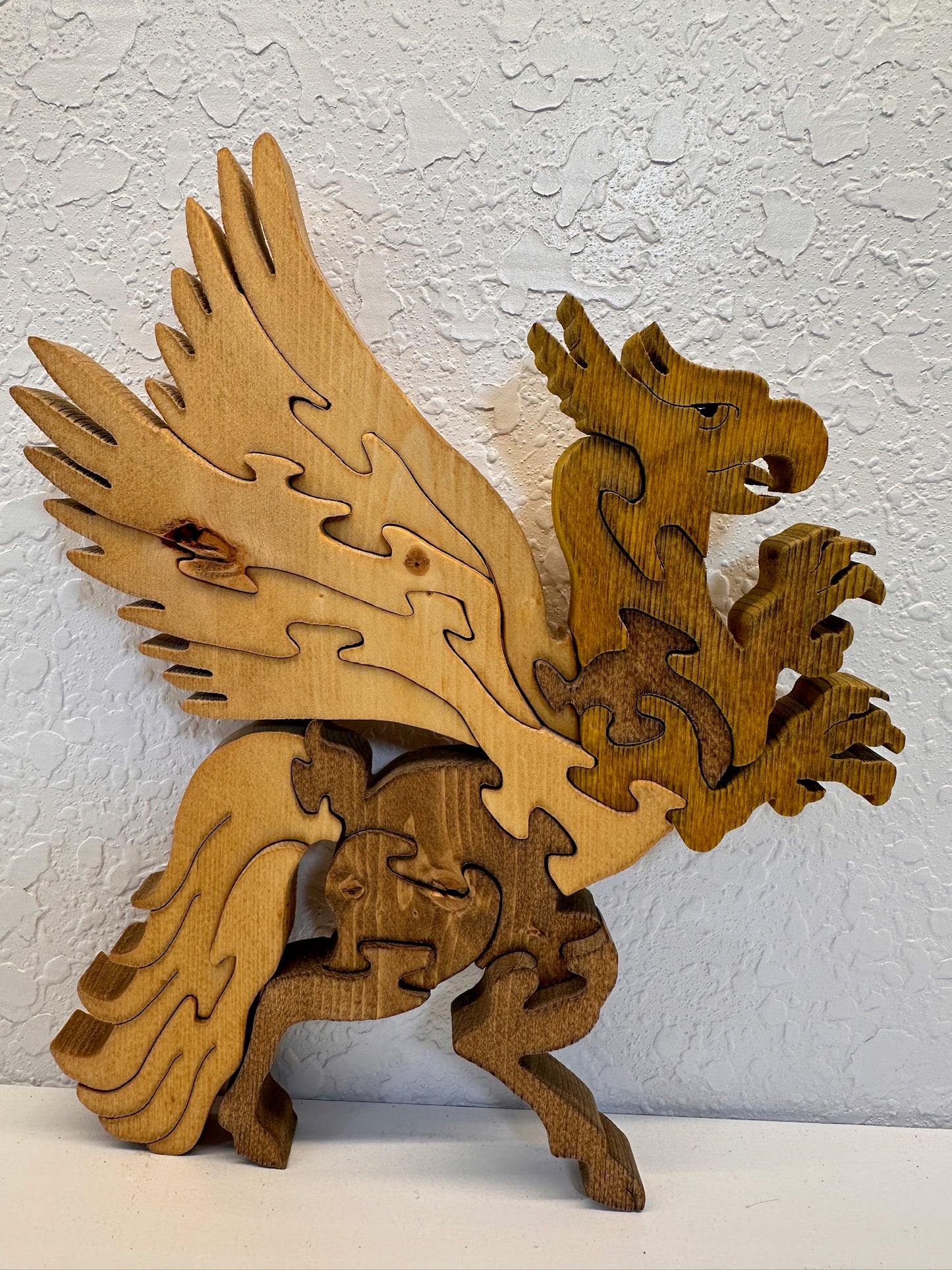 Hippogriff 15pc Red Oak Puzzle 8" x 10 1/2"