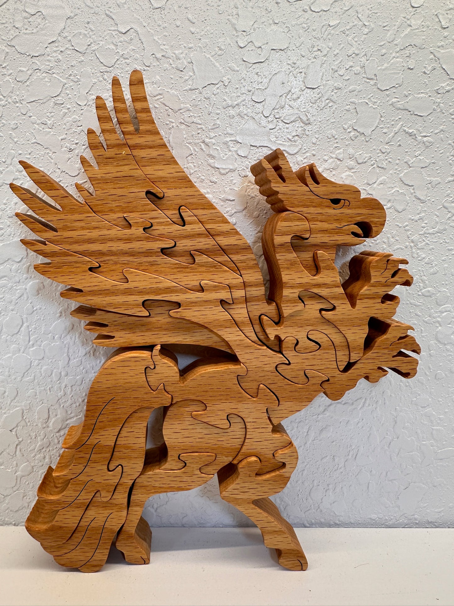 Hippogriff 15pc Red Oak Puzzle 8" x 10 1/2"