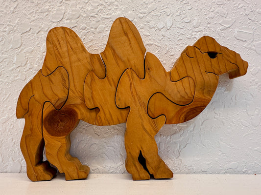 Camel 5pc Pine Wood Puzzle 7 1/2" x 5"